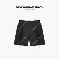COCOLINDA | 棉质毛边短裤P3540