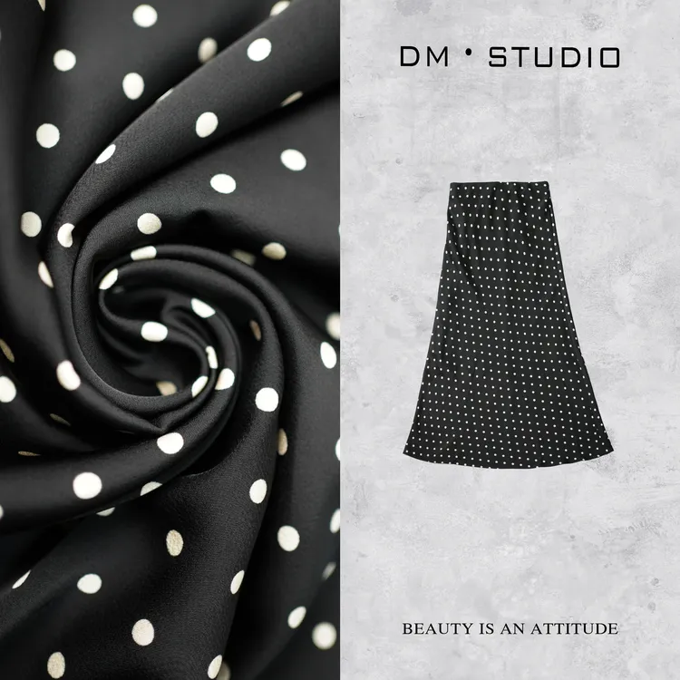 DEDM•STUDIO/轻奢高级感气质时尚显瘦波点半身裙2504BSQ/88109