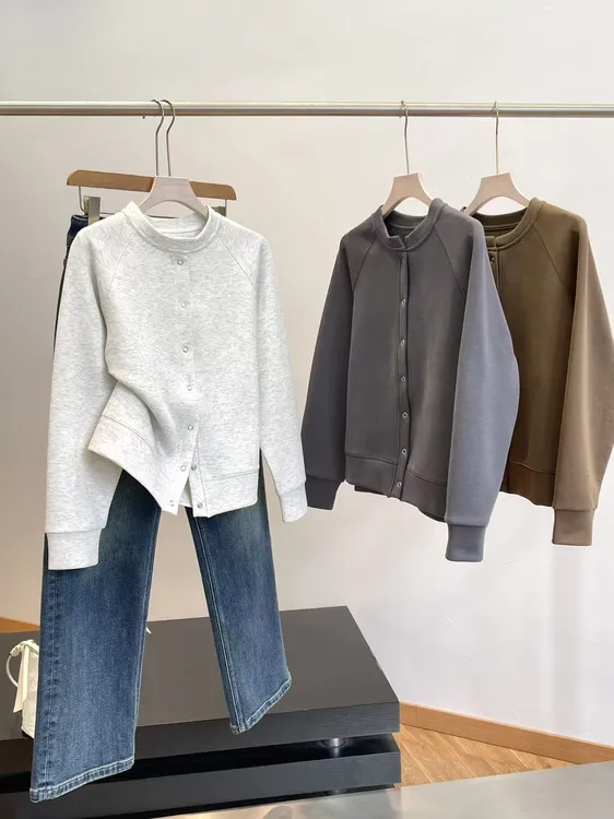 B零压舒适感！显瘦小香风休闲慵懒风秋装外套 C10 女装  H7196