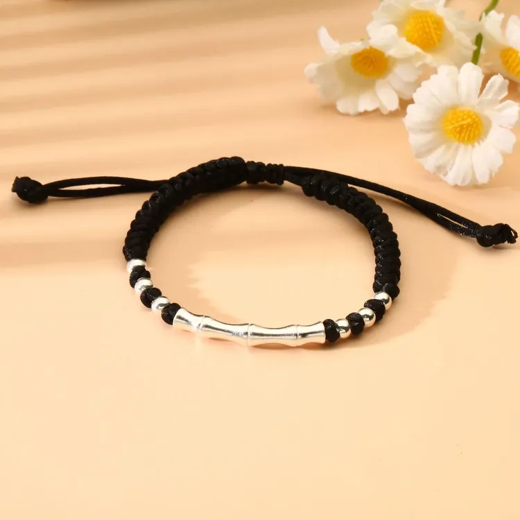 足银手链 通用女原创设计民族风银手链