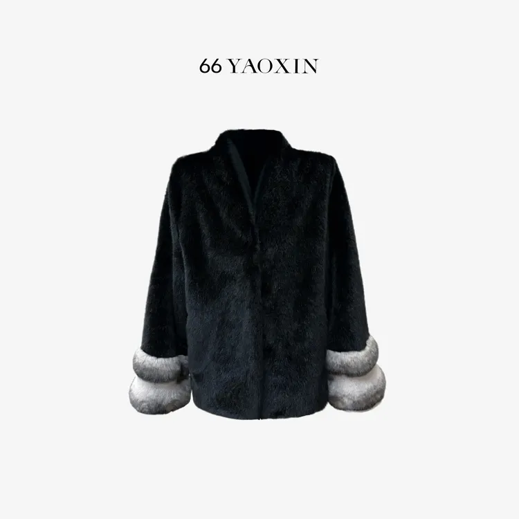 66YAOXIN | 环保龙猫袖 |  短款外套袖口手工切割女装时尚百搭