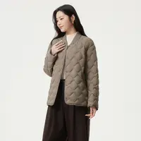 【丽公主专属】坦博尔轻薄羽绒服女短款休闲百搭薄外套TBF310252A