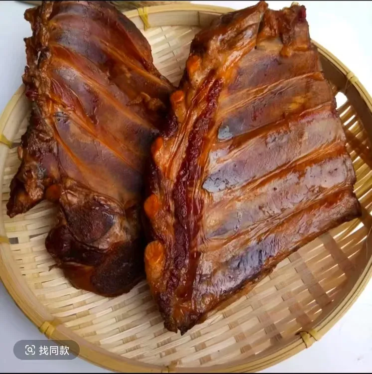 （现称重）海洋农村乡村农家腊排骨腊货腊味，正宗青岗材烟熏腊肉