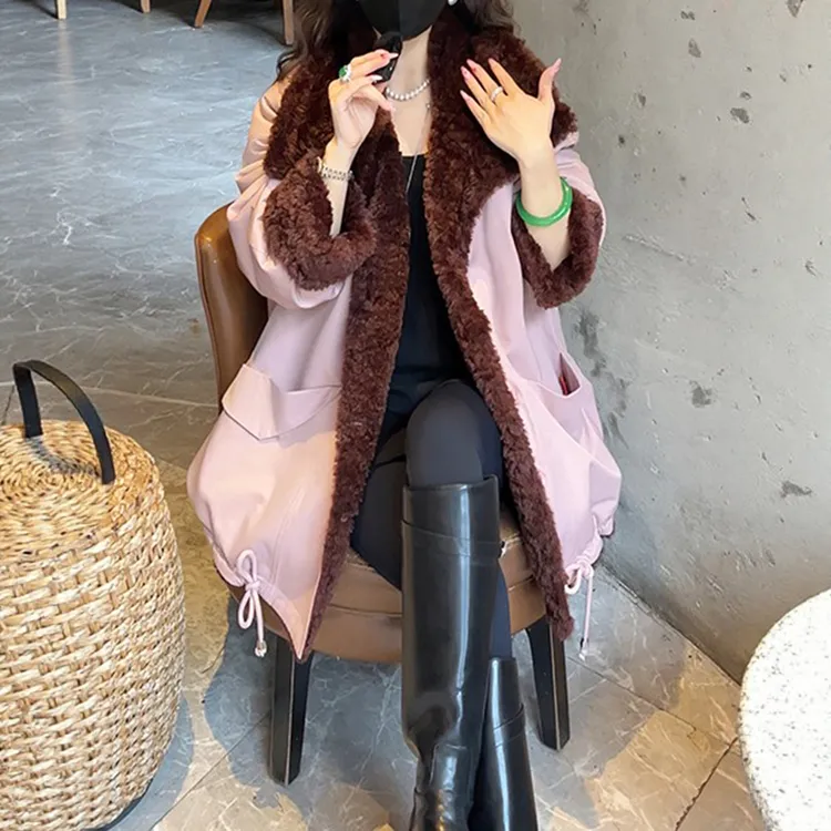 La Chapelle/拉夏贝尔秋冬款外套上衣新款冬季休闲气质流行加绒保