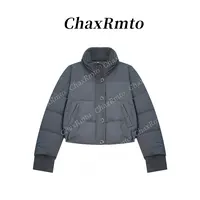 ChaxRmto斯斯 90白鸭绒经典时尚可立领设计泡芙羽绒外套SD1A2375