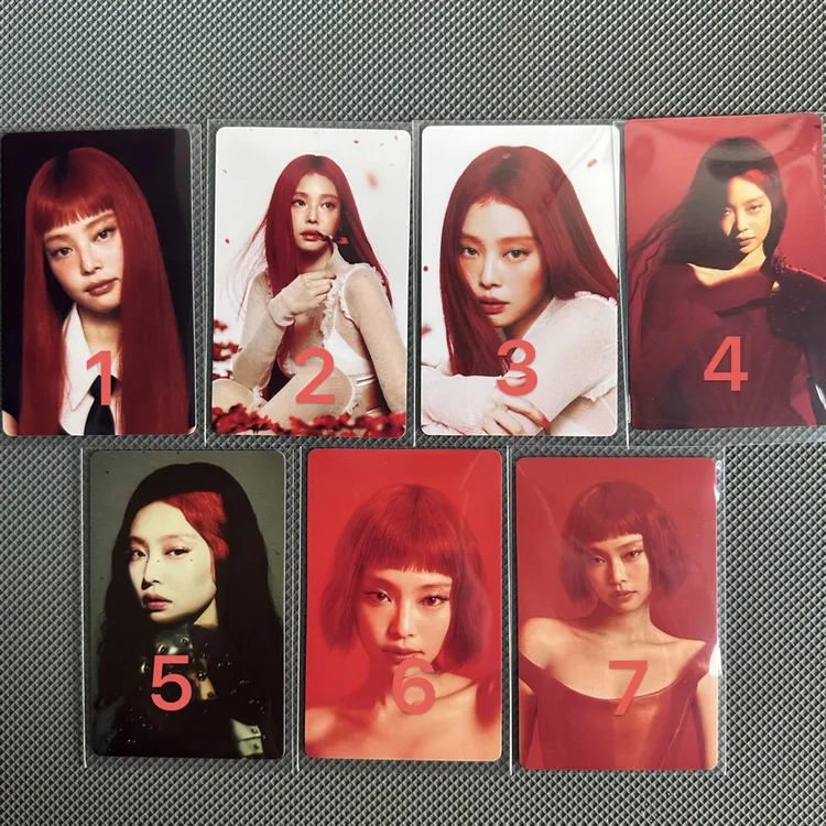 正版包邮 blackpink Jennie名创优品联名小卡 水敏小卡 金珍妮