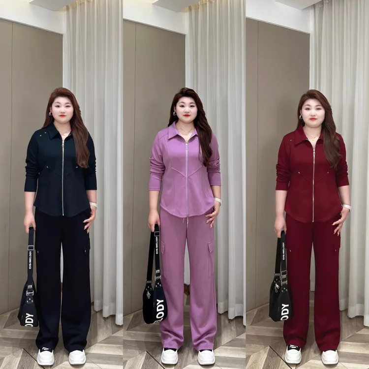 【上新】PMM81759+PMM81702春夏新款百搭收腰显瘦运动休闲套装