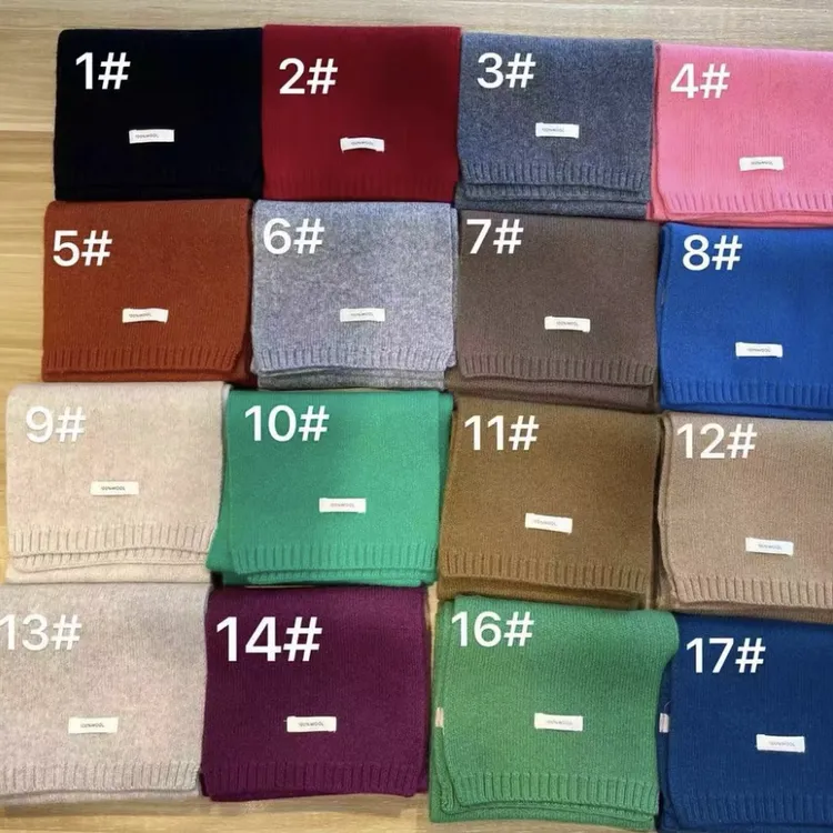 100%全羊毛平纹围巾秋冬保暖简约百搭围巾～理性下单！