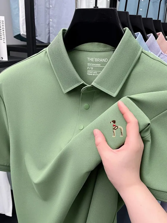 奥特莱斯撤柜丨专柜正品2025年夏季新款男士短袖T恤翻领polo衫
