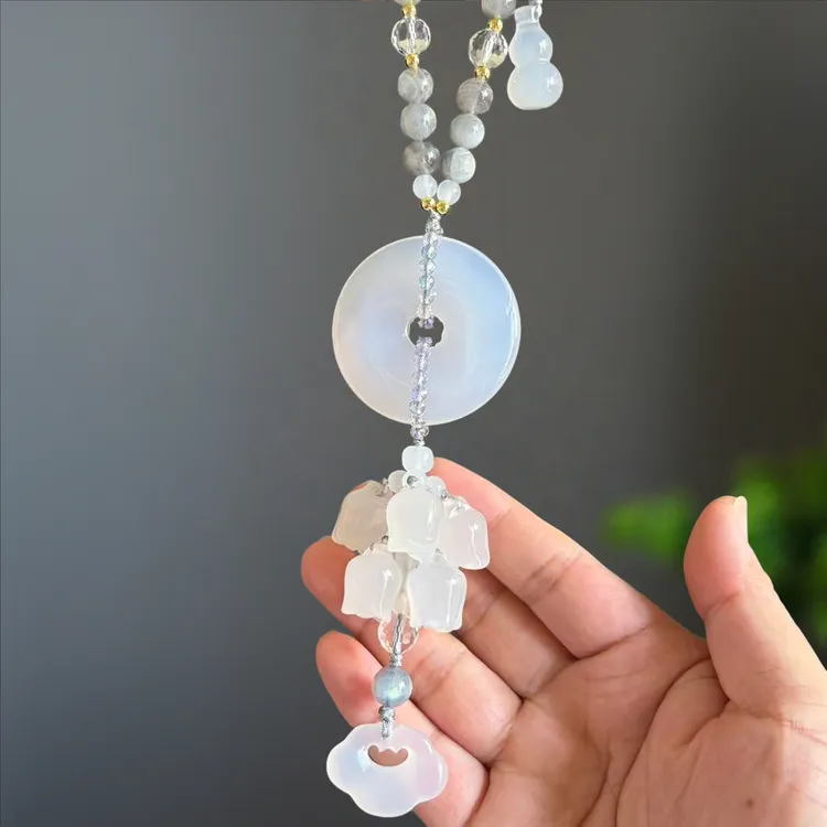 车载挂件2025新款汽车挂饰车上平安扣车内饰品摆件高端大气上档次