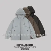  秋冬新款双面碳能摇粒绒轻量保暖连帽外套25310#5064