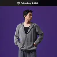 【秋季焕新】Reloading 棉混纺山羊绒舒适亲肤轻盈保暖休闲连帽开衫