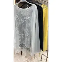 DOUWU孤品A48-黄黑白三色上衣