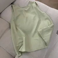 夏季新款韩系镂空无袖垂感宽松百搭显瘦舒适上衣（衣长72胸围112）