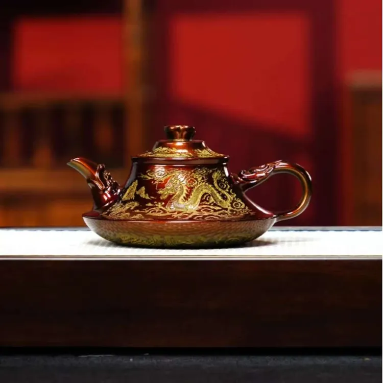 宜兴紫砂 云炉 贝壳烧 汪东升 商品图