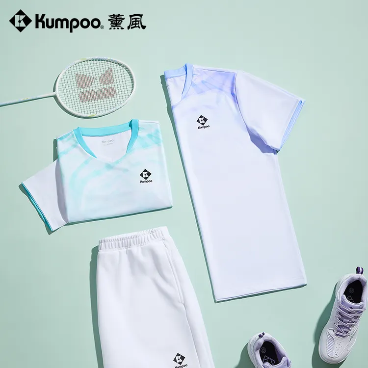 KUMPOO/薰风大赛服运动速干透气球服赛服设计感短袖男女款 4107