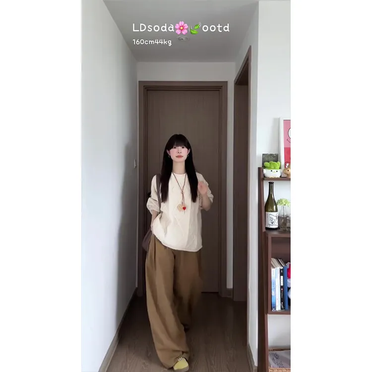慵懒风麻花正肩毛衣女秋冬奶呼呼软糯针织衫中长款上衣+裤子套装