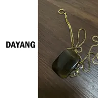 钛钢项链 【DAYANG】猫眼巧克力 极简装饰链
