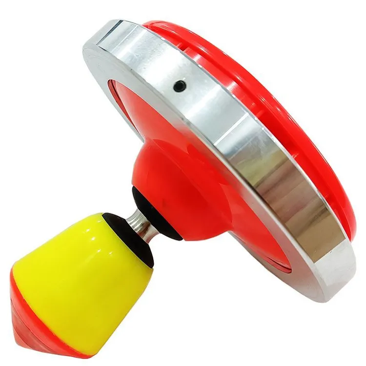 单向七轴钢圈二代空竹气囊减震飞碟五福单轮空竹大全舞福高杆抖