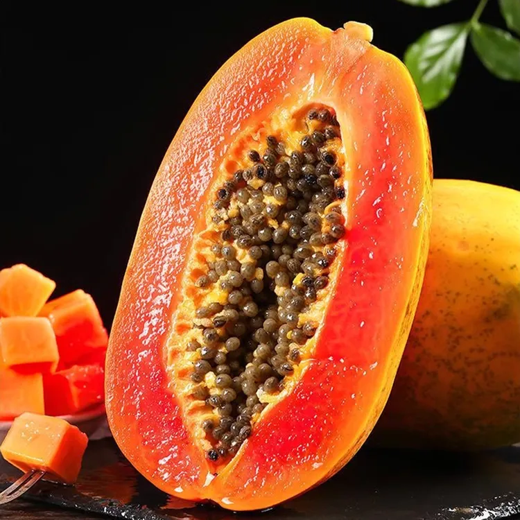 海南红心牛奶木瓜现摘现发冰糖心多汁新鲜水果皮薄肉厚网红水果