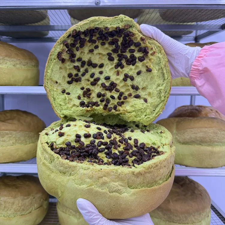 【列巴姐】抹茶味红豆大列巴巧克力俄式哈尔滨特产早餐