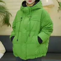 CK9144#2025秋冬季新款连帽棉服外套宽松时尚洋气棉衣