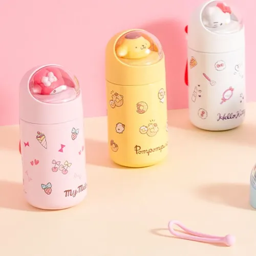 名创优品MINISO三丽鸥公仔保温杯280ml玉桂狗凯蒂猫可爱