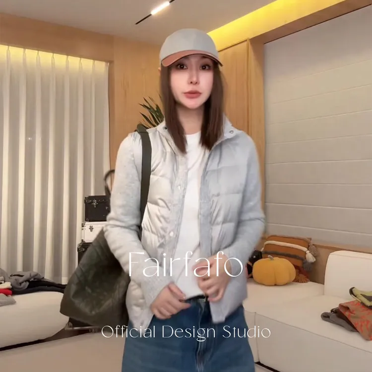 【95%白鸭绒静奢羽绒服】MYWT58020冬季新款高级感舒适极简风羽绒服