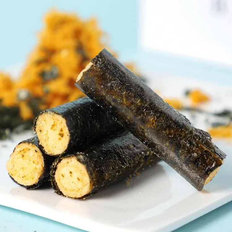 海苔肉松蛋卷休闲零食夹心蛋卷即食零食追剧休闲美味解馋小零食