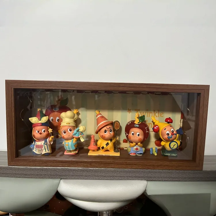 泡泡玛特我们都是星星人系列盲盒收纳展示相框手办相框收纳展示盒