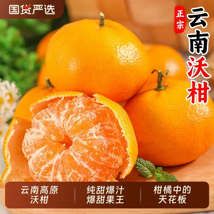 W【现摘】正宗云南沃柑 应季新鲜水果柑橘纯甜薄皮