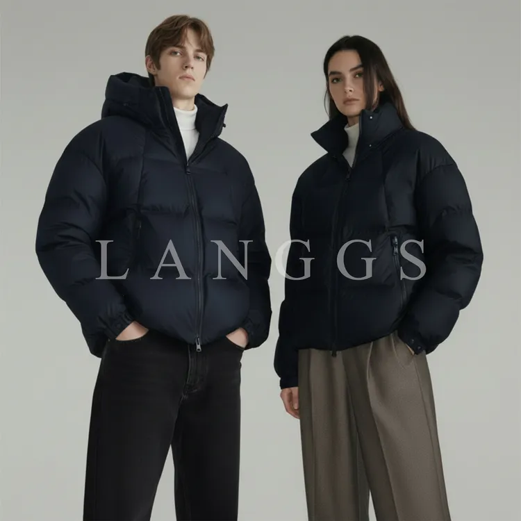 LANGGS&浪叔『黑武士2.0』25冬季经典年度羽皇连帽鸭绒羽绒服-99819