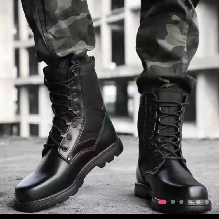 008纯牛皮靴皮堂底