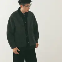 秋季新款毛呢翻领保暖外套3509
