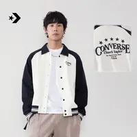 匡威秋季新品男女撞色复古棒球服夹克外套CONVERSE UCJ087