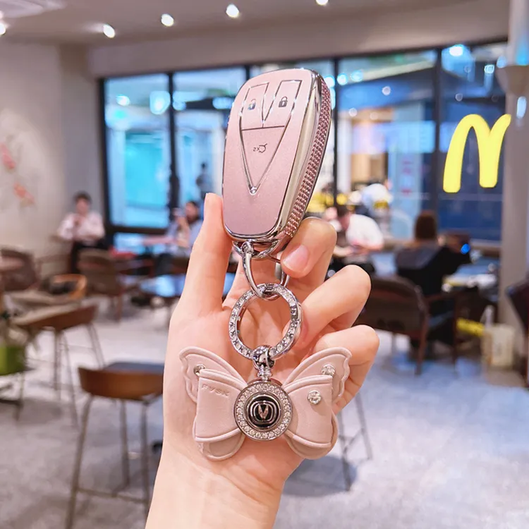 长安cs75plus钥匙套逸动达univ汽车cs55壳35包扣unitkz女锐程plus