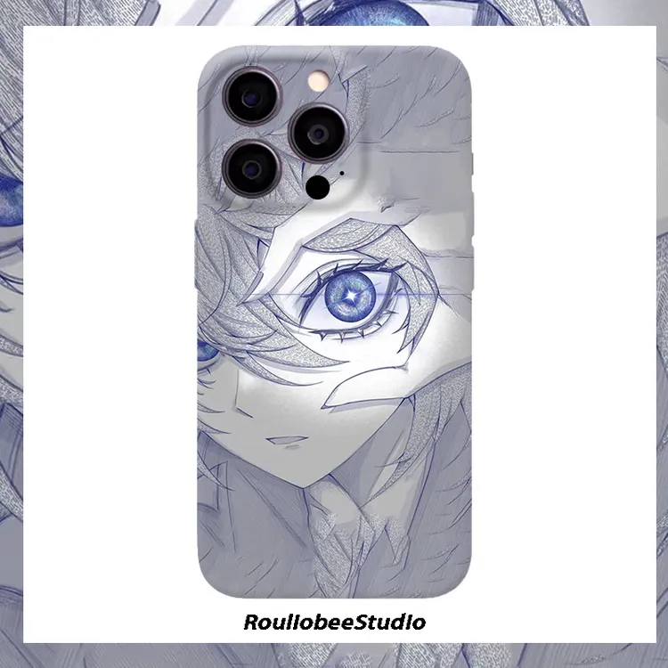 BANCA星光蓝眼少女适用苹果17/16菲林手机壳华为oppo小米15vivo