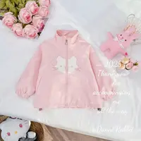 【Dannirabbit】潮酷风耳机猫咪粉色可爱外套* D-A181