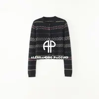 AP洛哥54231SK【藏地手稿】牦牛绒+绵羊毛提花费尔岛时尚针织开衫