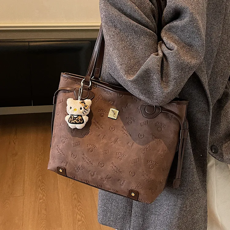 复古秋冬包包女款爆款2025新款通勤百搭单肩包外出上班手提托特包