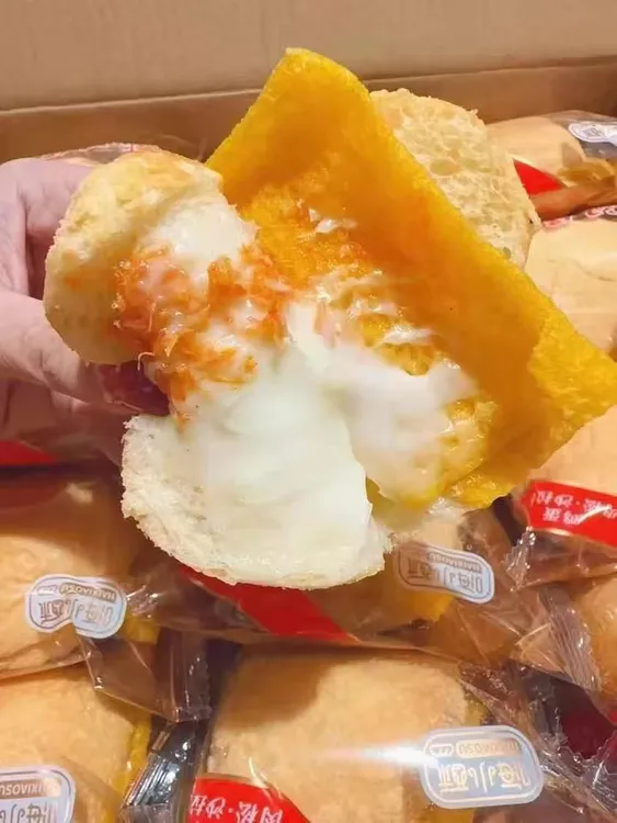 咸汉堡肉松夹心面包独立包装