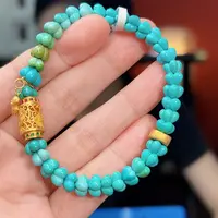 18K金镶嵌绿松石珠宝奇石