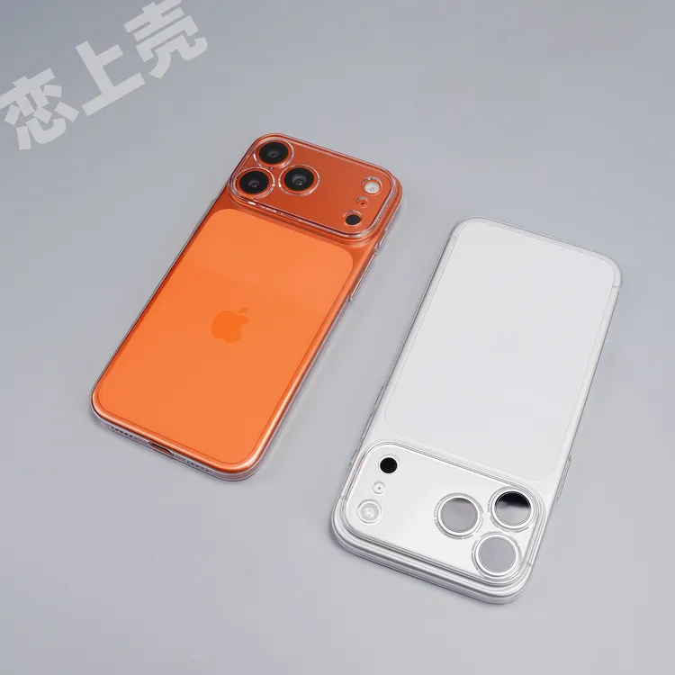 拍摄按键全包适用苹果17promax手机壳高透不发黄17air简约17pro