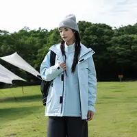 【嘉人有约】新款户外旅游山系运动风防风防泼水三合一机能情侣外套