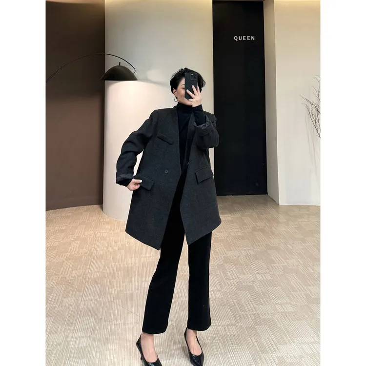 美丽定制极简羊绒羽绒外套170斤以内（251213-3）