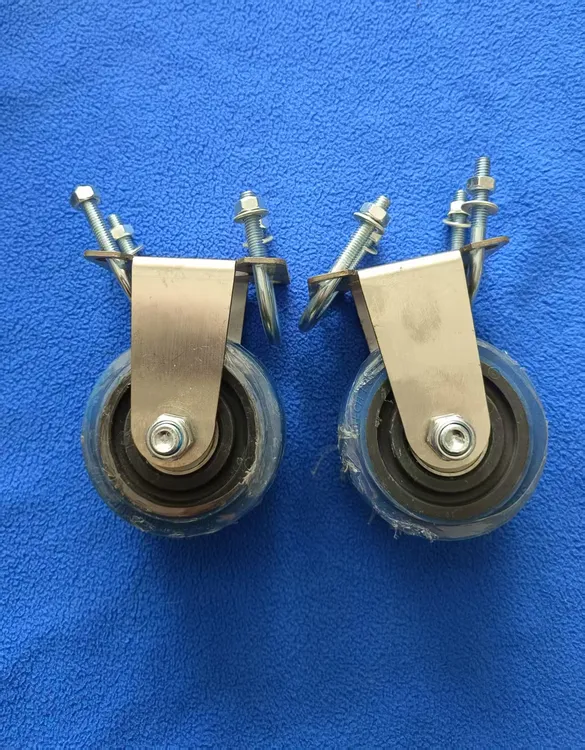 农用植保脚轮T100T70T70PT50T60防翘头脚轮第二代T100拍一发二