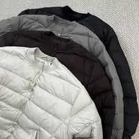 【老头女装定制】 秋冬可追溯轻薄四色圆领羽绒服 X-25248