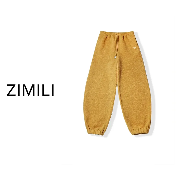 【亮哥欧货女装】冬加厚《小马裤●黄河琉璃》软糯裤脚抽绳长裤260369