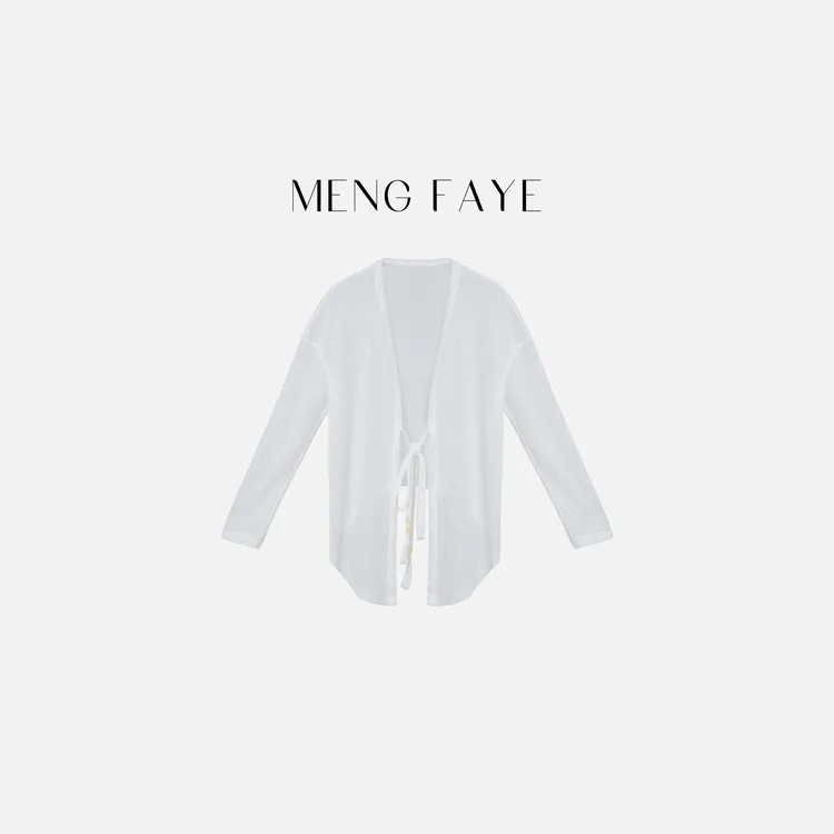 【MENG FAYE】闺蜜-白色外披-SE0565C