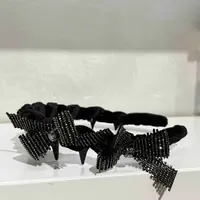 【小魏总珠宝】丝绒蝴蝶结发箍